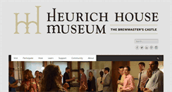 Desktop Screenshot of heurichhouse.org